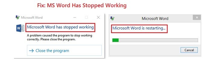Microsoft word not responding fix windows 7